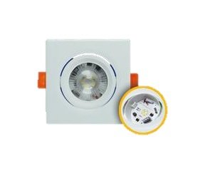 SPOT LED 12W P/EMPOTRAR CUADRADA 6500K LUMISTAR