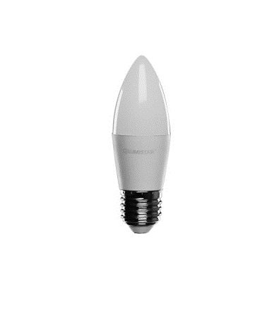 BOMBILLO LED VELA 7W E27 LUZ BLANCA LUMISTAR