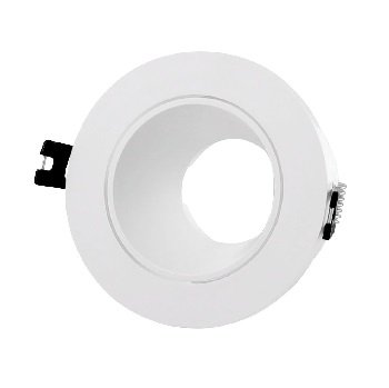 CHASIS P/SPOT GU10 REDONDO BLANCO WESTLIGHT