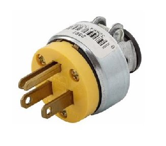 ENCHUFE METAL VINYL AMARILLO 15A+T 125V EATON