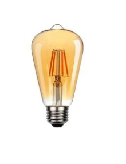 BOMBILLO LED VINTAGE FILAMENTO 4W E27 LUZ CALIDA LUMISTAR