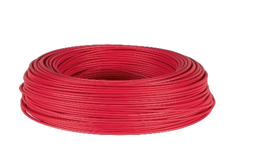 ROLLO DE CABLE #12 ROJO RUSSMAX (100 MTS)