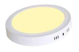 PANEL LED 18W LUZ CALIDA SUPERFICIAL REDONDO MERCURY