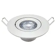 SPOT LED 5W P/EMPOTRAR REDONDO LUZ CALIDA EBELI