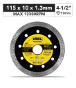 DISCO DIAMANTADO PROFESIONAL 4 1/2" EXXEL MOD 54-170