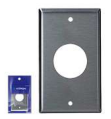 TAPA P/TOMA 220V METALICA VITRON