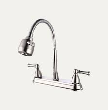 GRUPO P/FREGADERO 8" MANILLA PALANCA CUELLO FLEXIBLE CON REGADERA DE DOBLE FUNCION METALICA