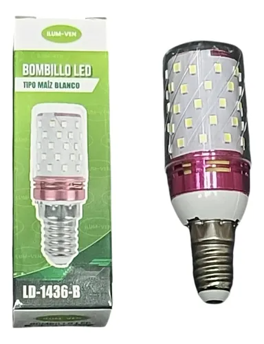 BOMBILLO LED 16W E14 LUZ BLANCA TIPO MAIZ ILUM-VEN