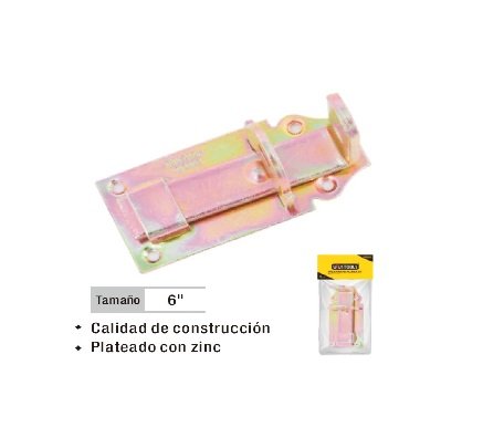 PASADOR PORTACANDADO 6" PLANO UYUSTOOLS