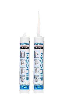 SILICON SELLADOR ACETICO NEGRO 300ML ZAXON