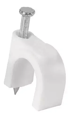 GRAPAS REDONDAS P/CABLE 10MM VITRON