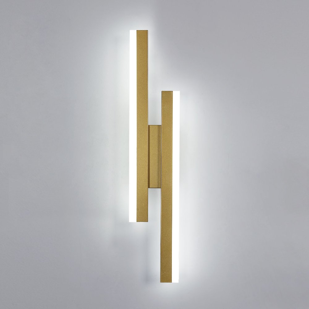 APLIQUE DECORATIVO DORADO 3 TONOS 10W RUSSMAX