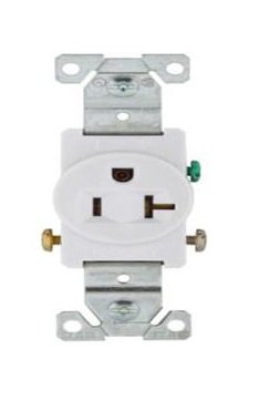 TOMA SENCILLO TIPO CHINO 20A 250V BLANCO EATON