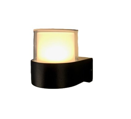 APLIQUE DECORAT NEGRO 5W 6500K RUSSMAX