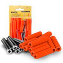 RAMPLUG PLASTICO NARANJA C/TORNILLOS EXXEL  (KIT 20PZAS)