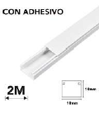 CANALETA PVC 10X10 2MTS VITRON