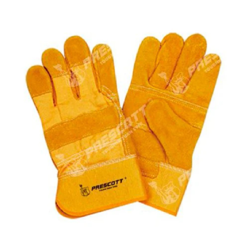 Guantes de Soldador de Cuero y Tela Prescott -- PSGC110