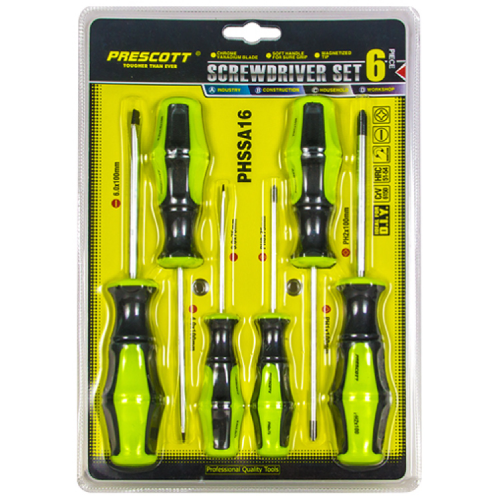 Destornilladores Prescott x 6