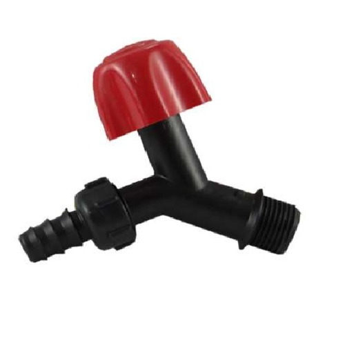 CANILLA PLASTICA JARDIN NEGRA KRONA