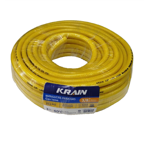 MANGUERA DE GAS 3/8" CON GOMA KRAIN x Metro