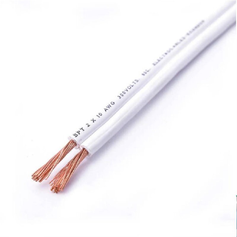 Cable Gemelo Blanco de 2 x 0.25 mm