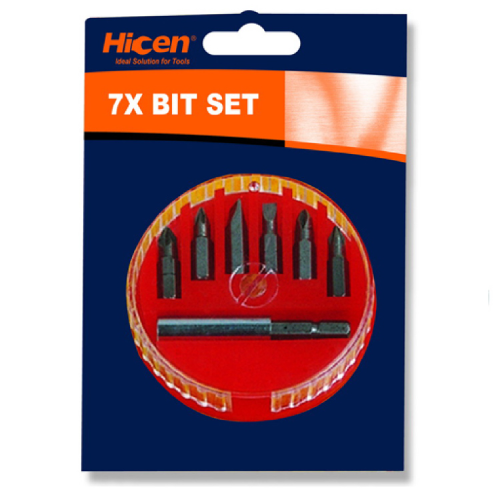 Puntas para Atornillador x7 Hicen