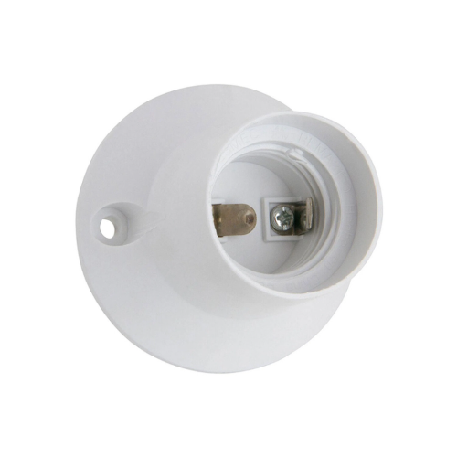 Receptáculo Recto E27 Blanco 604085