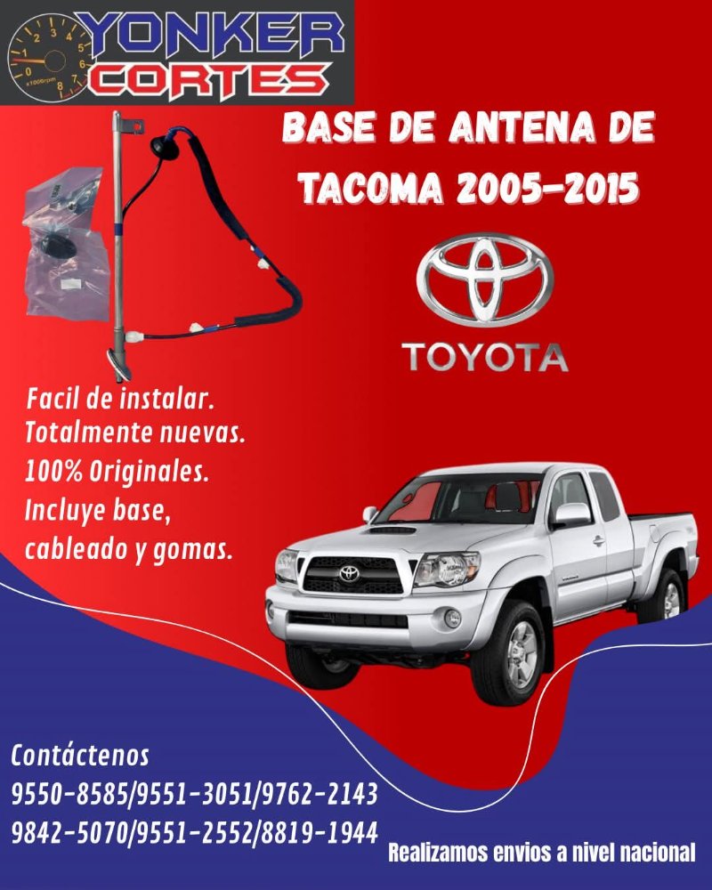 Juego de Antena Tacoma 2005-2015 Trajo Junior EEUU
