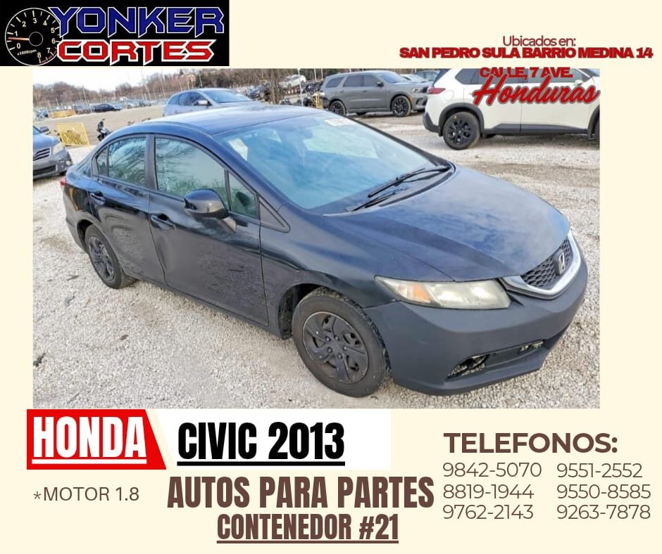 Motor Civic 2013 1.8L Cont.#21