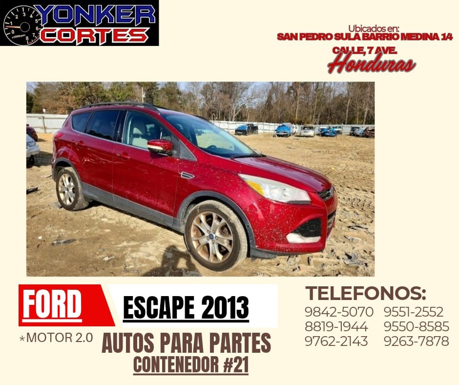 Caja Transmicion Escape 2013 2.0L Cont.#21