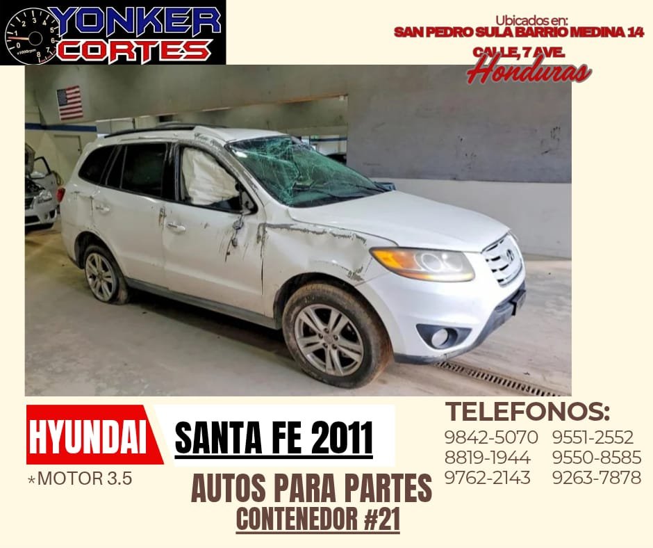Caja Transmicion Santa Fe 2011 3.5L Cont.#21