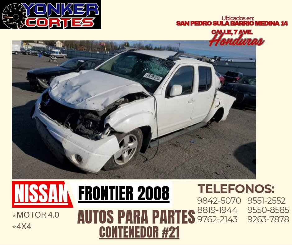 Motor Frontier 2008 4.0L 4X4 Cont.#21