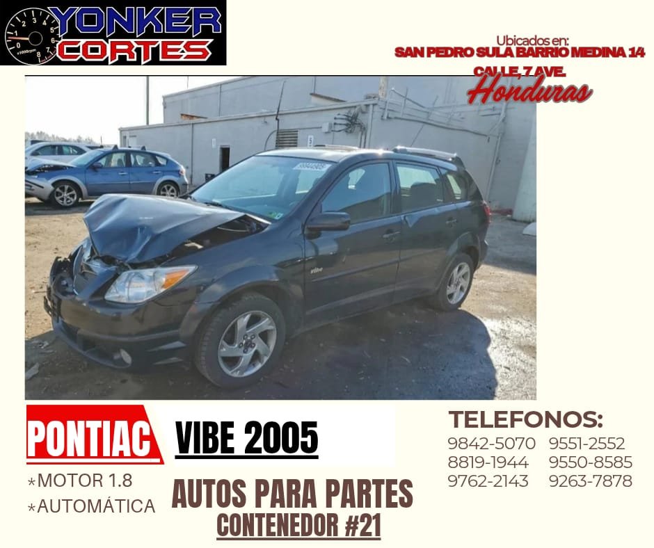 Motor Vibe 2005 1.8L Automatica Cont.#21