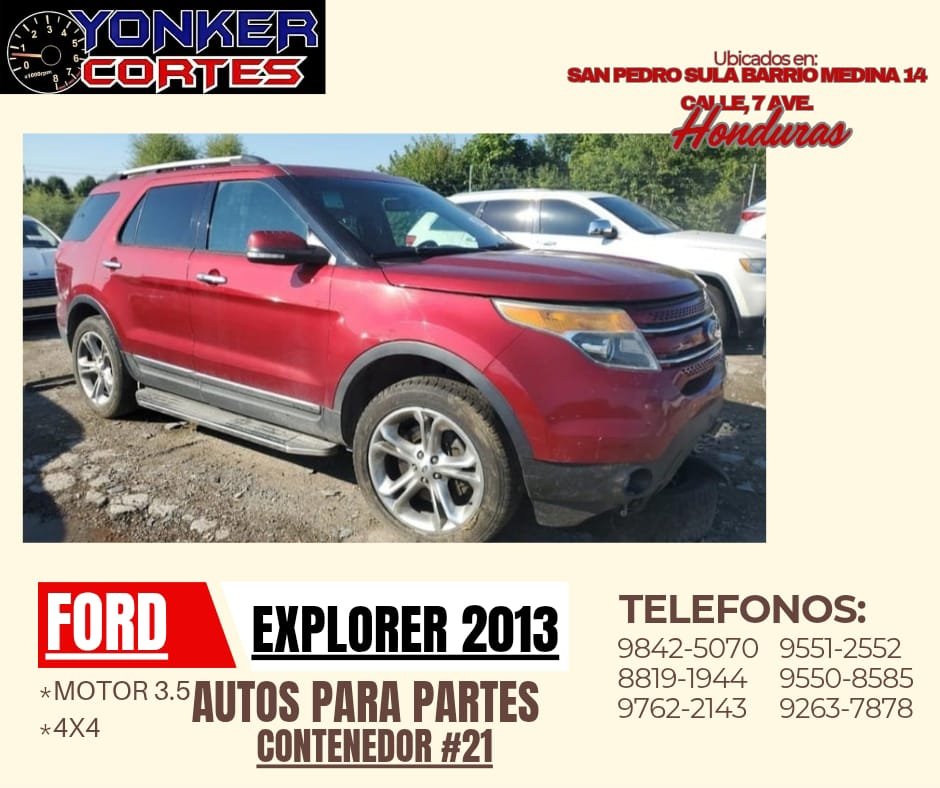 Caja Transmicion Explorer 2013 3.5L 4x4 Cont.#21
