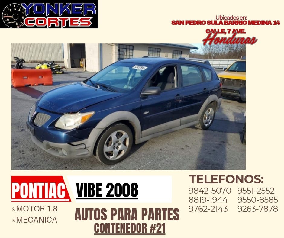 Motor Vibe 2008 1.8L Mecanica Cont.#21