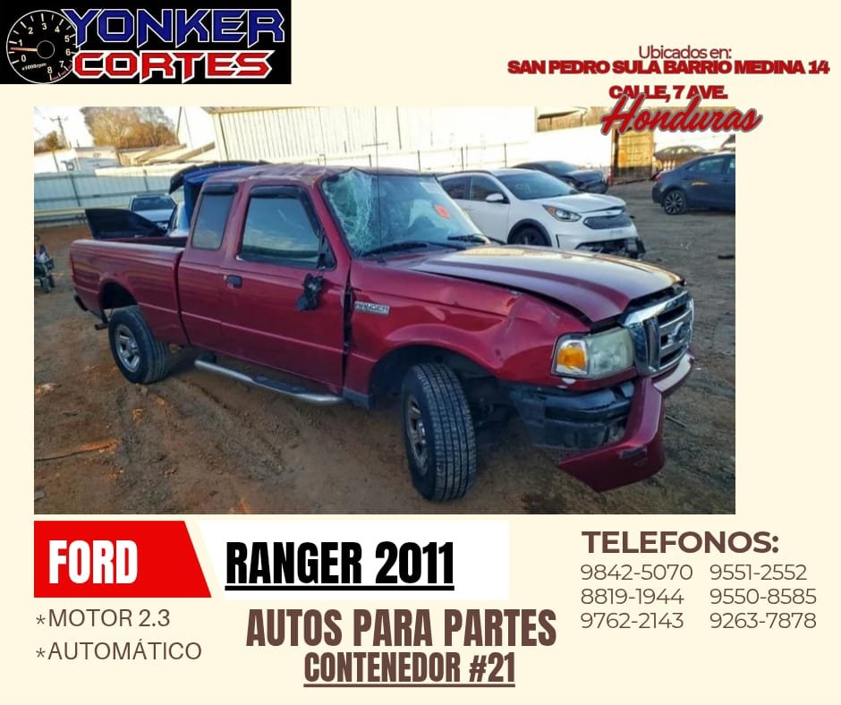 Motor Ranger 2011 2.3L Automatico Cont.#21