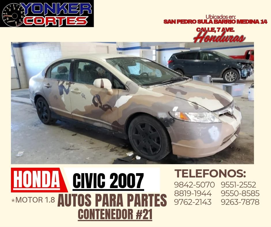 Caja Transmicion Civic 2007 1.8L Cont.#21
