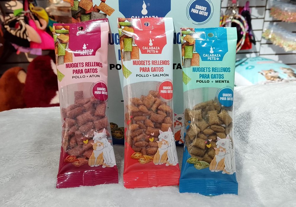 NUGGETS RELLENOS PARA GATOS 15G