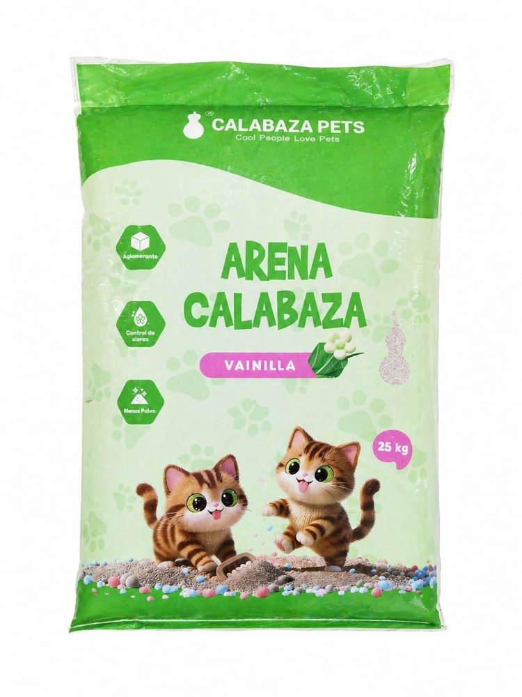 ARENA CALABAZA VAINILLA 25 KG