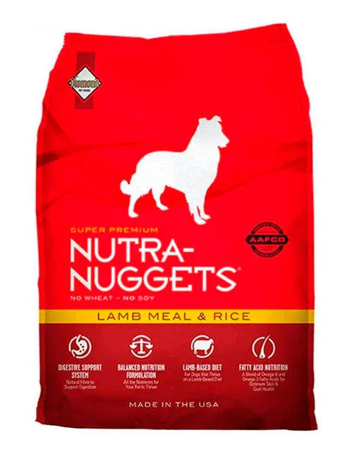 NUTRA NUGGETS CORDERO 15 KG