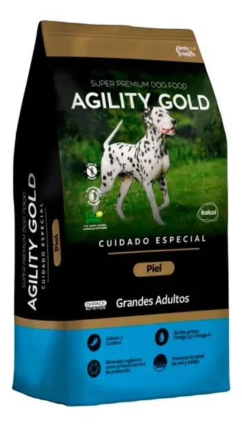 AGILITY GOLD PIEL GRANDES ADULTOS 8 KG