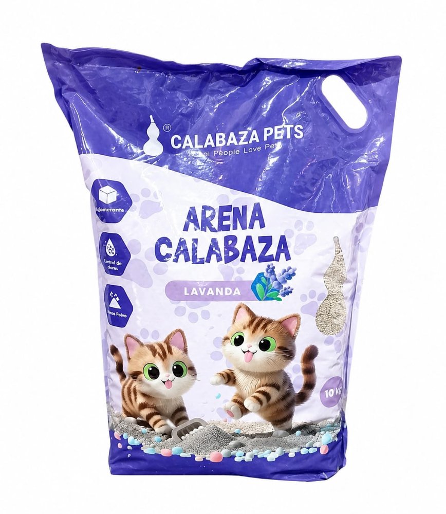 ARENA CALABAZA LAVANDA 10 KG