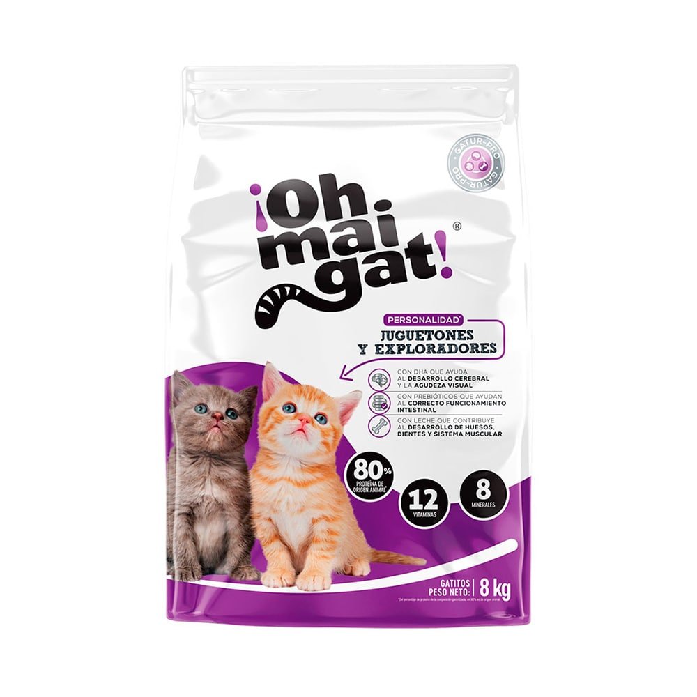 OH MAI GAT MORADO JUGUETONES Y EXPLORADORES X 1.5 KG