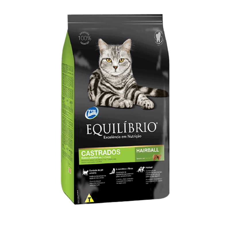 EQUILIBRIO GATOS CASTRADOS 1-7 AÑOS X 1.5 KG