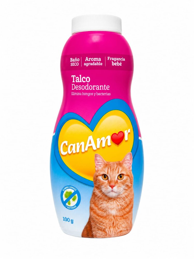 TALCO DESODORANTE GATOS CANAMOR 100 G