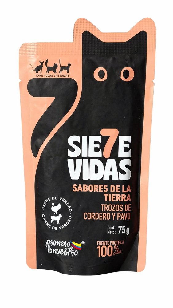 7 VIDAS SOBRE 75GR TIERRA