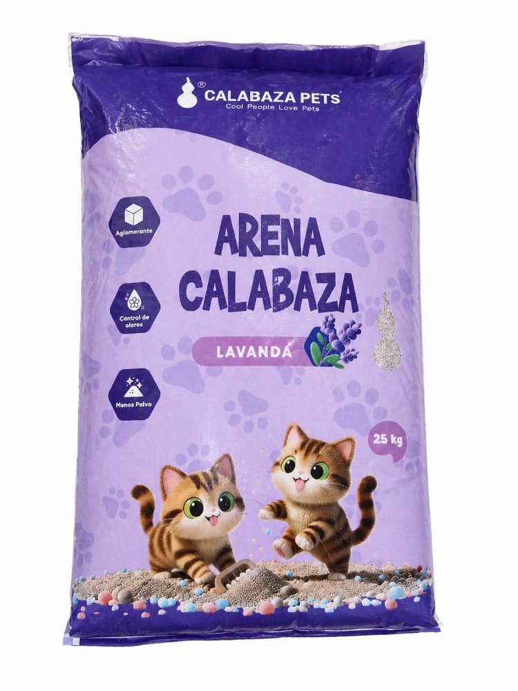 ARENA CALABAZA LAVANDA 25 KG