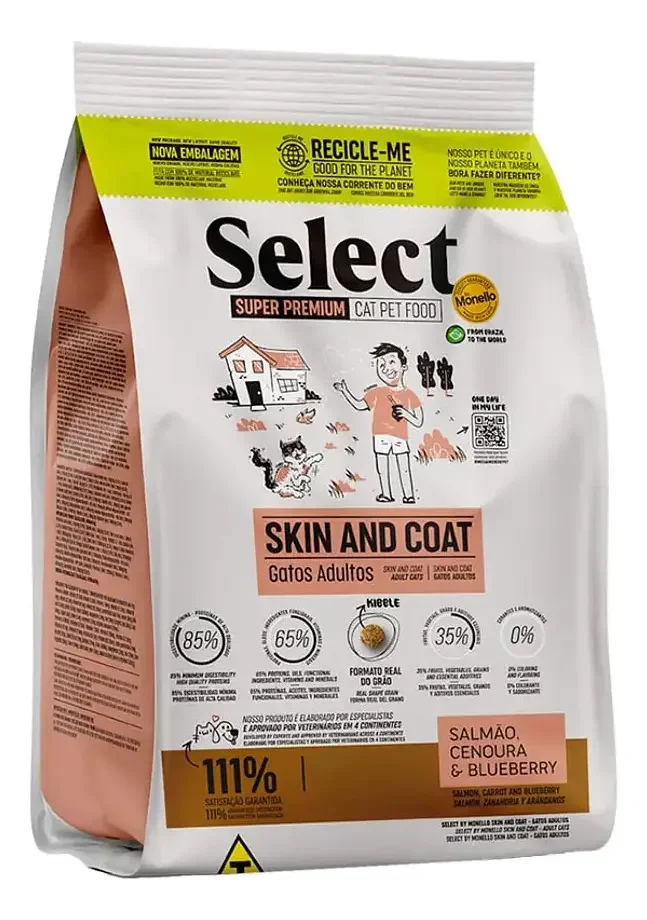 SELECT GATOS PIEL Y PELAJE 7 KG