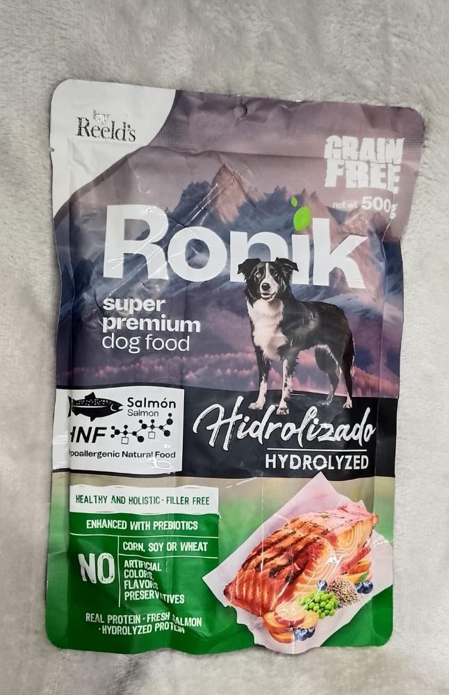 RONIK  PERRO HIDROLIZADO SALMON 500 GRS