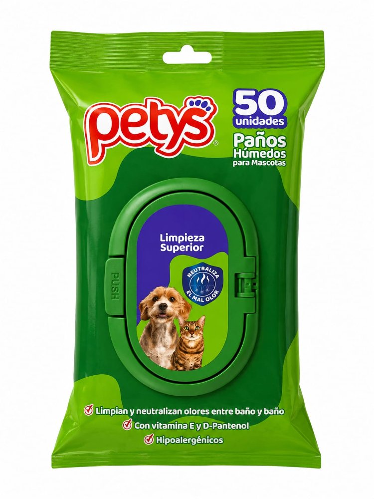 PETYS PAÑITOS LIMPIEZA SUPERIOR X 50